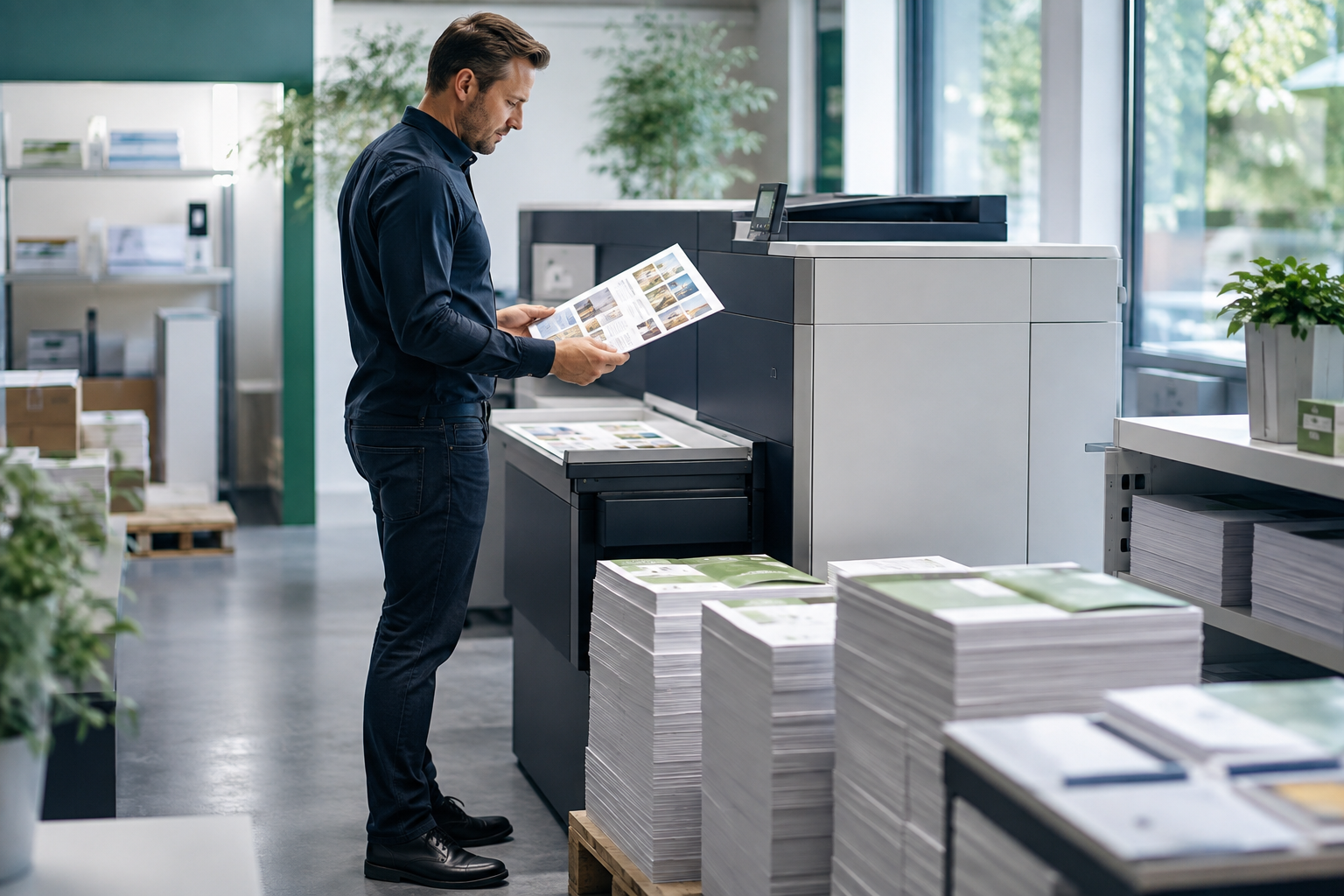 Responsible print production workflow